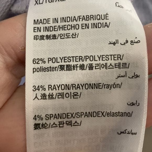 Ideology Sweatshirt Top Women's XL Marled Yoga Tranquility Plus New - Picture 11 of 11